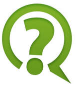 Green question mark to ask questions about psychologist services.